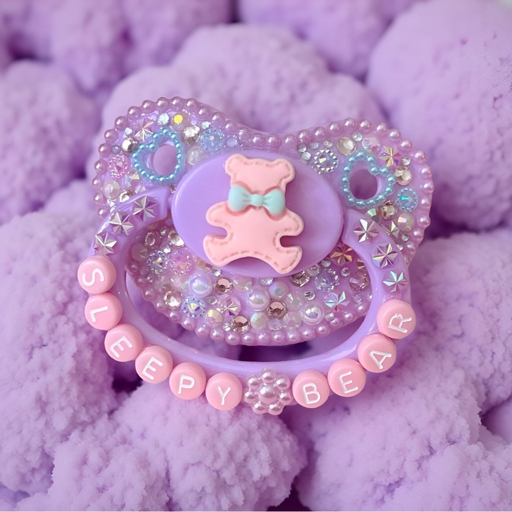 Adult Sleepy Bear Deco Paci 🧸 Pacifier